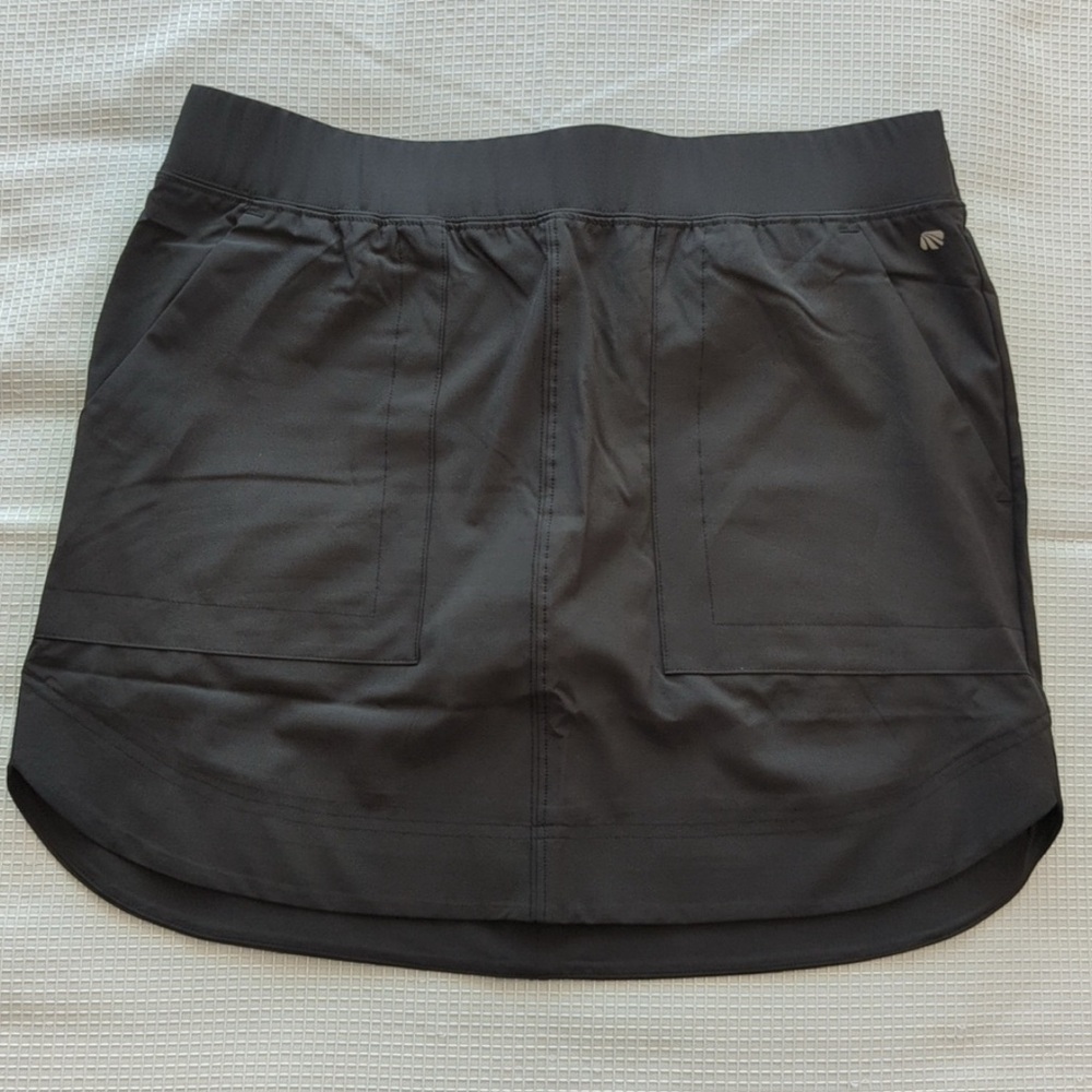 Marika Black Athletic Shorts Skirt